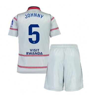 Atletico Madrid Johnny Cardoso #5 Replika Tredje Tröja Barn 2026-27 Kortärmad (+ Korta byxor)